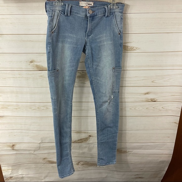 Dittos Midrise Super Skinny Cargo Jeans - Picture 1 of 14